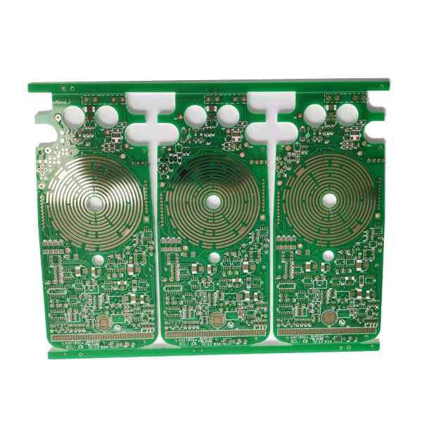 Bảng đồng hồ điện hai mặt màu vàng